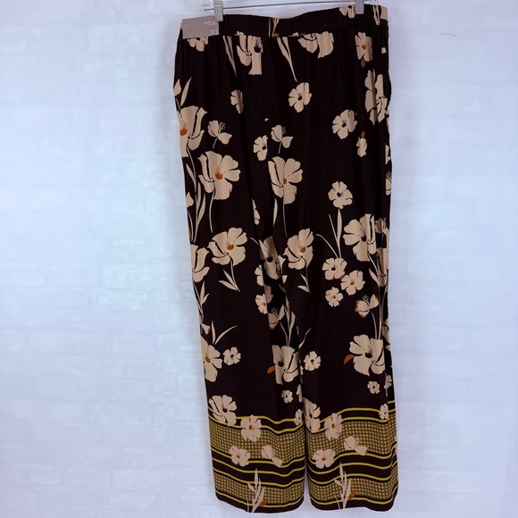 NEW Soft Surroundings Melita Wide Leg Floral Pants‎ Women’s Size XL 2FZ4090901 - Picture 8 of 11